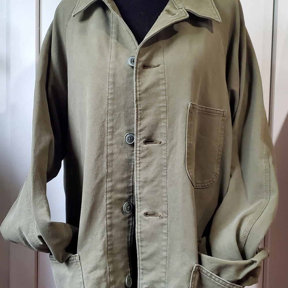 Uniqlo Olive Utility grungy Jacket